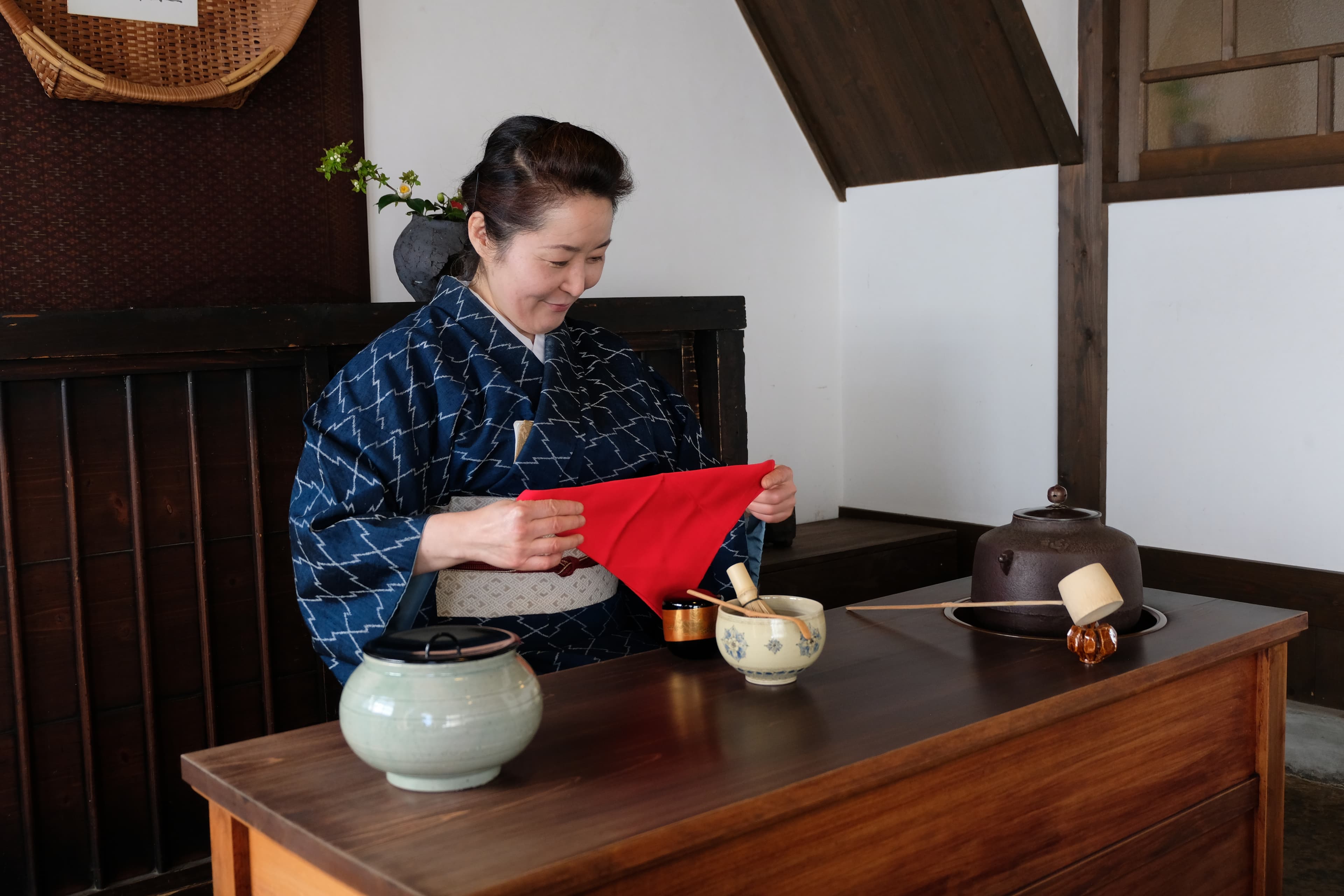 丸屋茶房で茶道体験 1